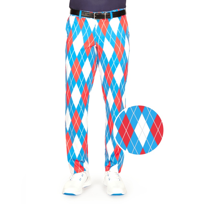 Men's American Argyle Golf Pants
