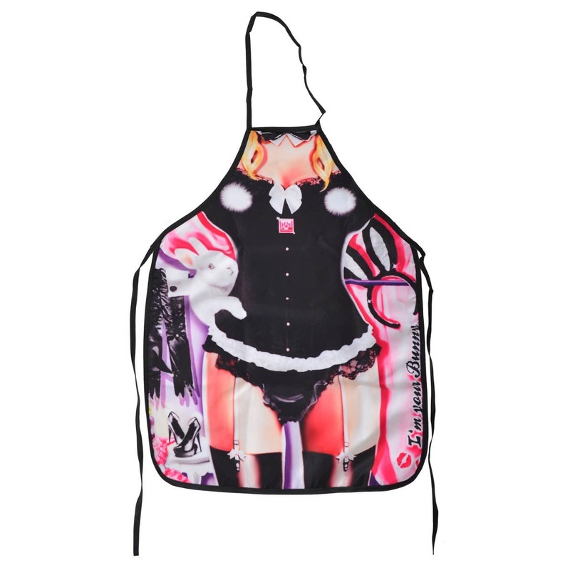 Sexy Playboy Bunny Print Novelty Apron