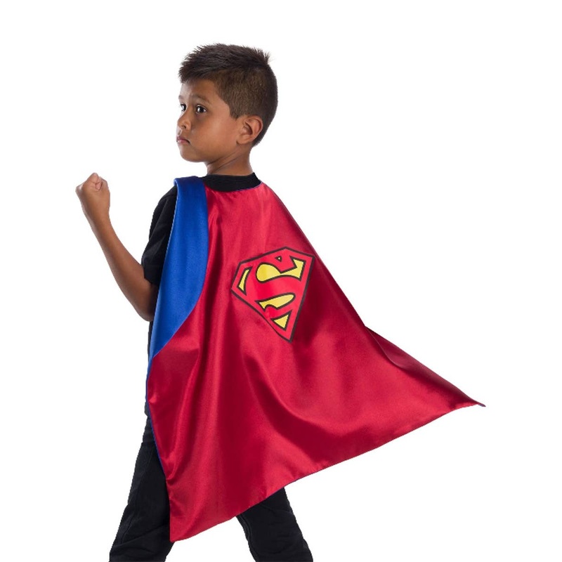 Superman Boys Superhero Costume Cape and Chest Logo