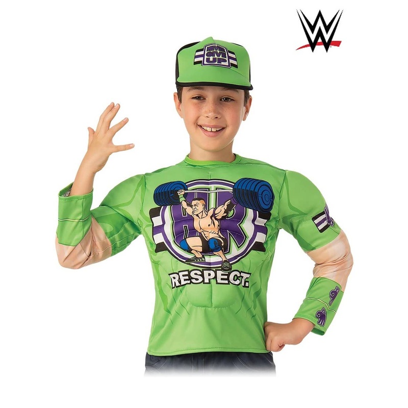 WWE Star John Cena Boys Wrestling Dress Up Costume