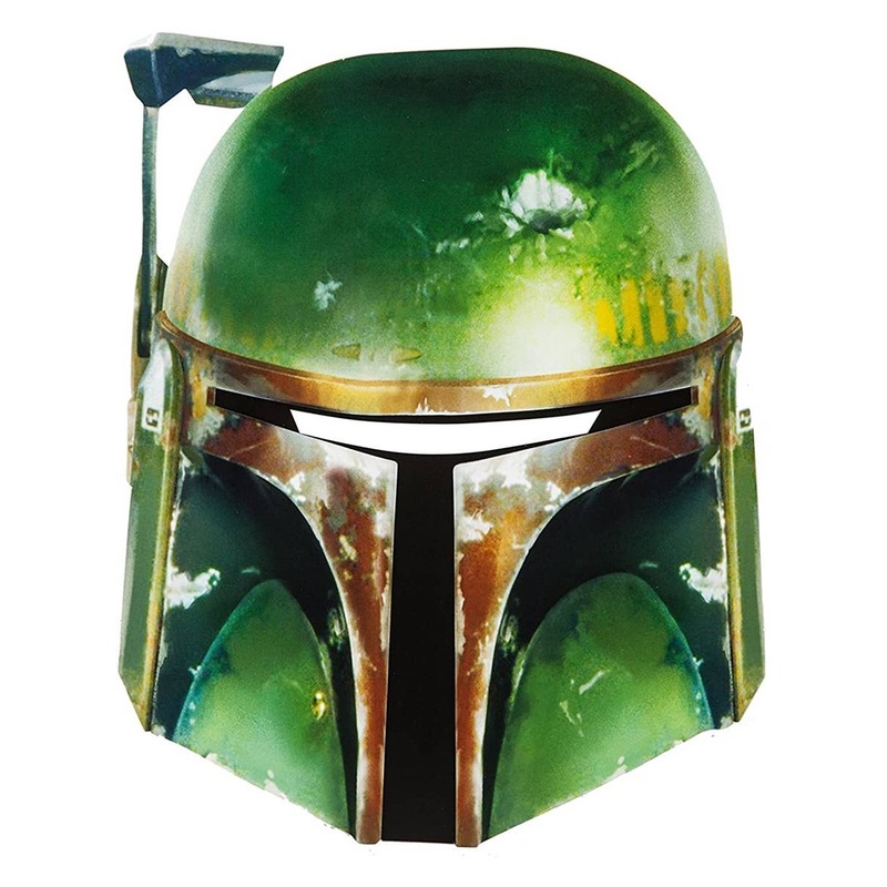 Star Wars Boba Fett 2D Cardboard Costume Mask