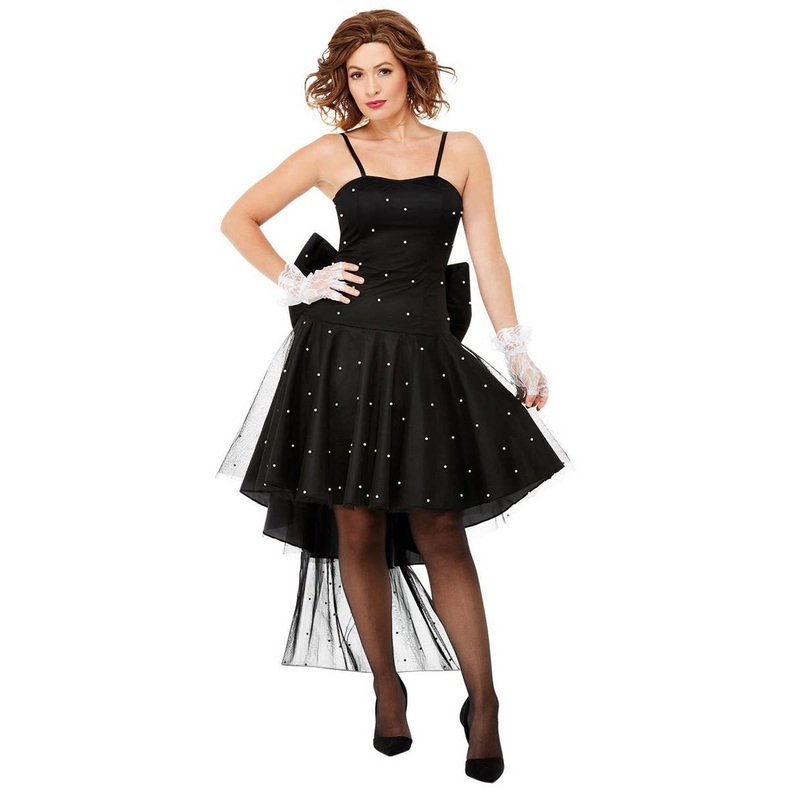 1980s Beaded Rara Womens Costume Dress