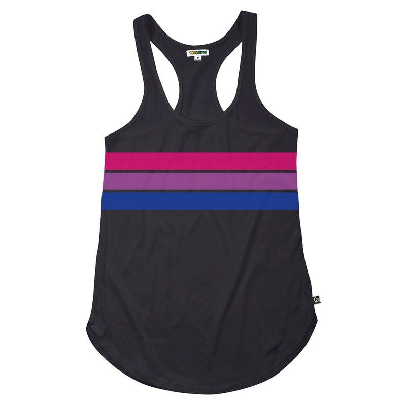 Bi Pride Flag Racerback Tank Top