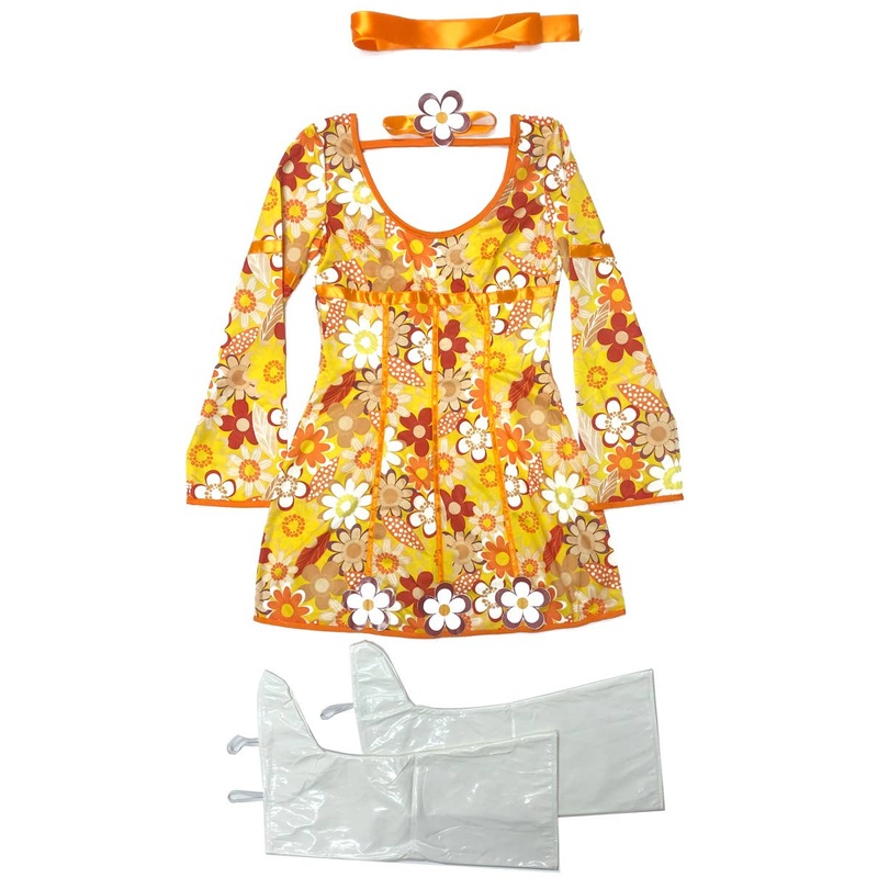 Sexy Hippie Womens Costume Dress - Size XS