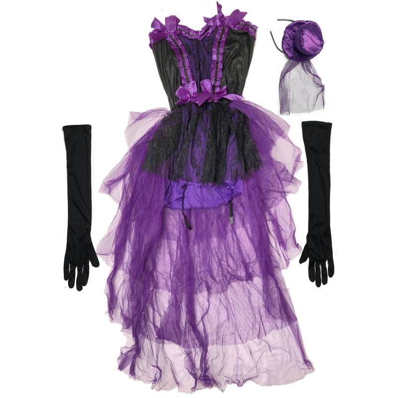 Sexy Saloon Girl Womens Costume - Size Medium/Large