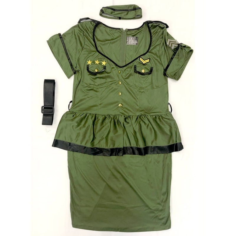 Army Commander Plus Size Womens Costume - Size 1X-2X