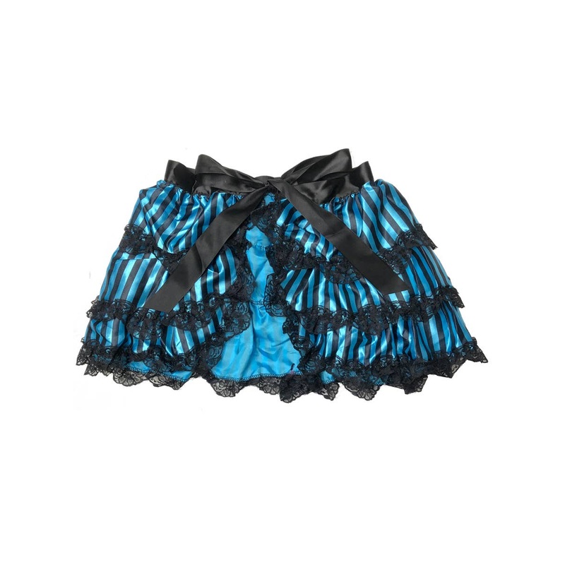 Blue Bustle Burlesque Costume Skirt - One Size