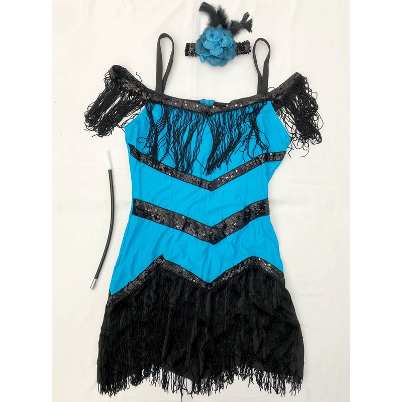 Blue Flapper Womens Costume - Size M-L