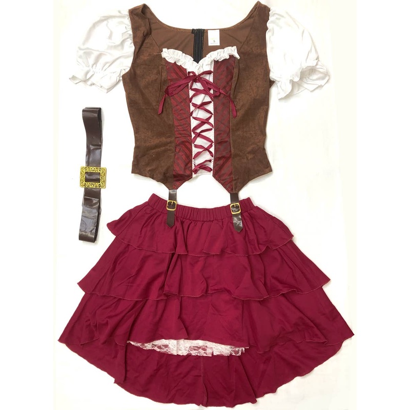 Deck Hand Pirate Womens Costume - XSmall