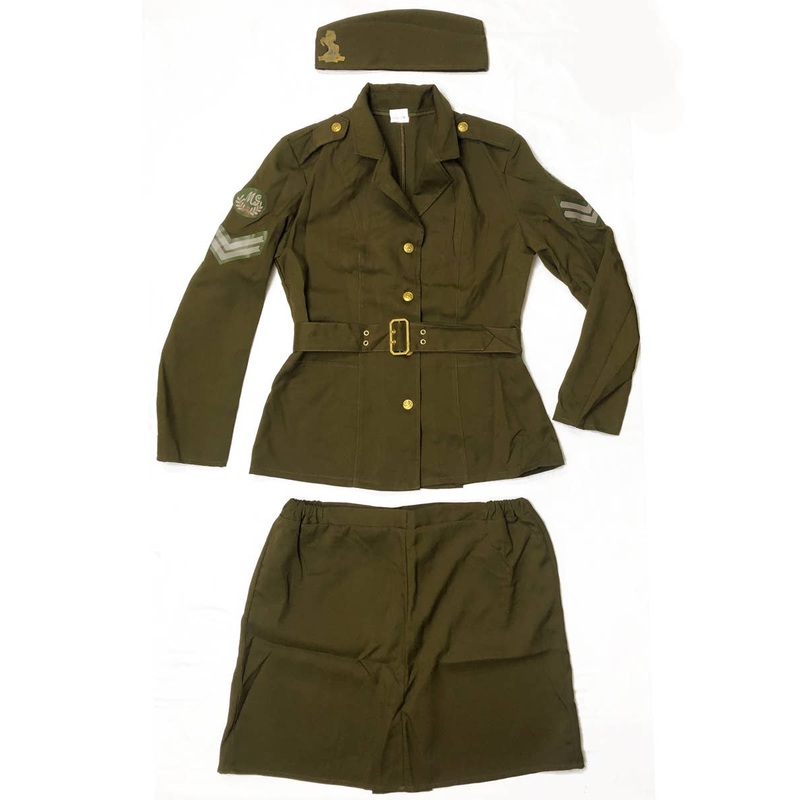 Deluxe Army Uniform Womens Costume - Size Small