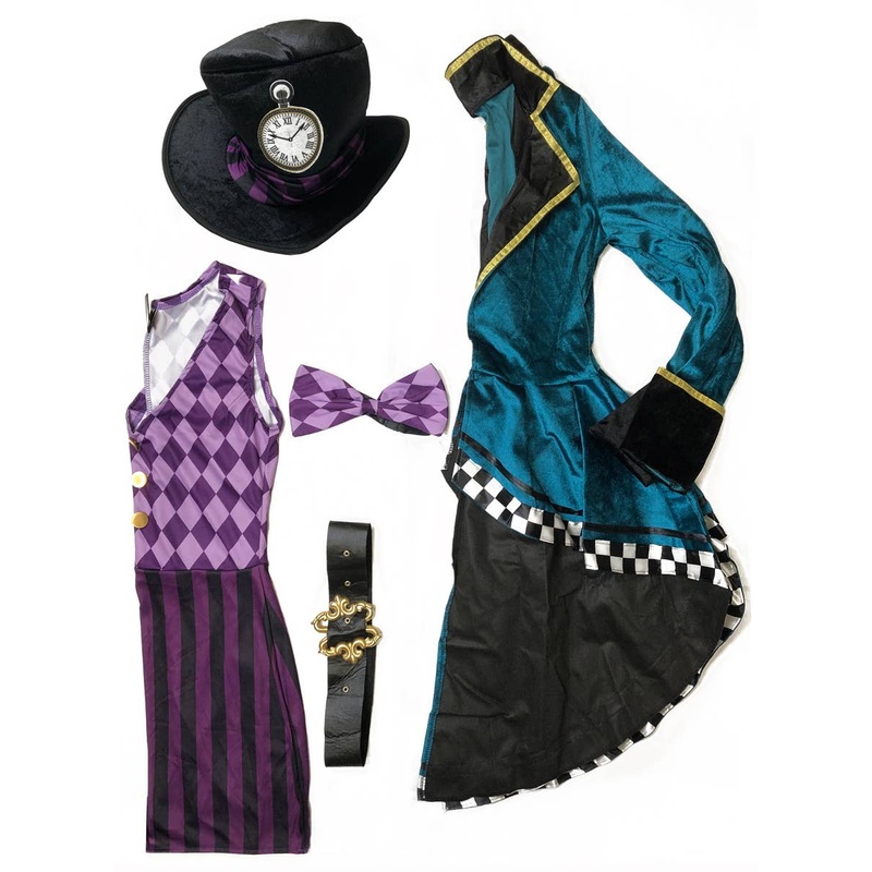 Deluxe Mad Hatter Womens Costume - Size Small