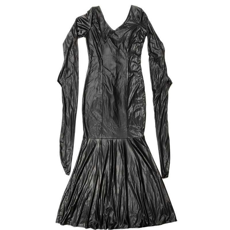 Immortal Vampiress Womens Long Black Costume Dress - Size Small