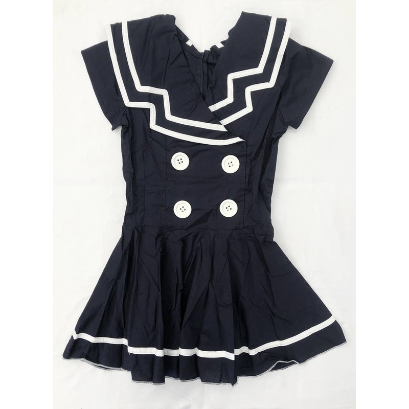 Navy Blue Sexy Sailor Womens Costume - Size S-M