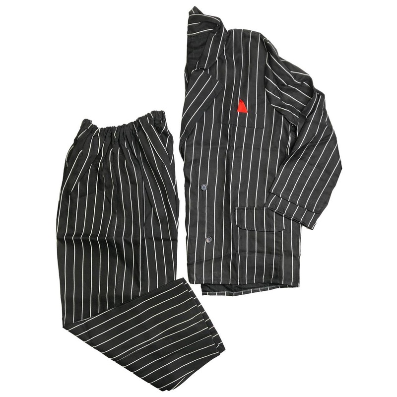 Pinstripe Gangster Suit Mens Costume - Standard Size