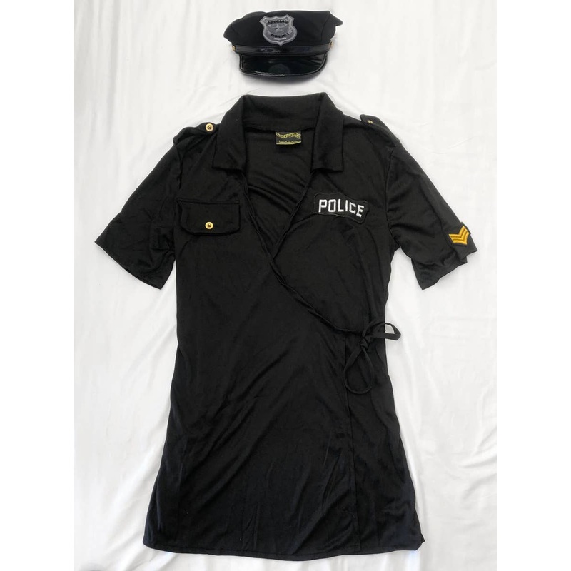 Pull Over Cop Womens Costume - Size Large