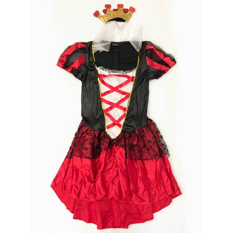 Queen of Hearts Plus Size Womens Costume - Size 1X-2X