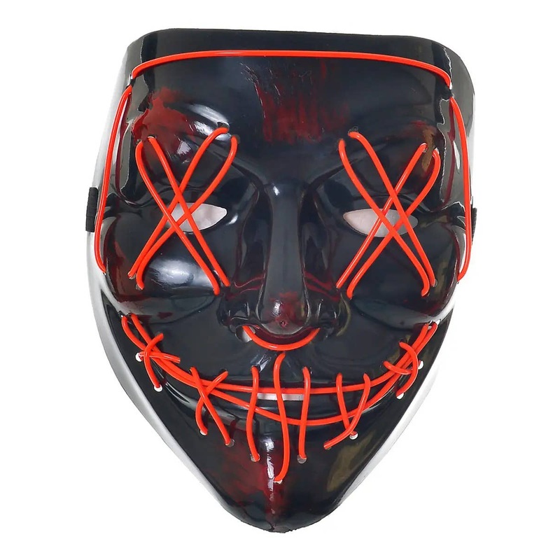 Red Purge Costume Mask - Adults