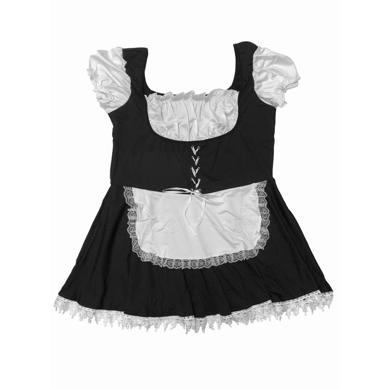 Sexy French Maid Plus Size Costume - L/XL