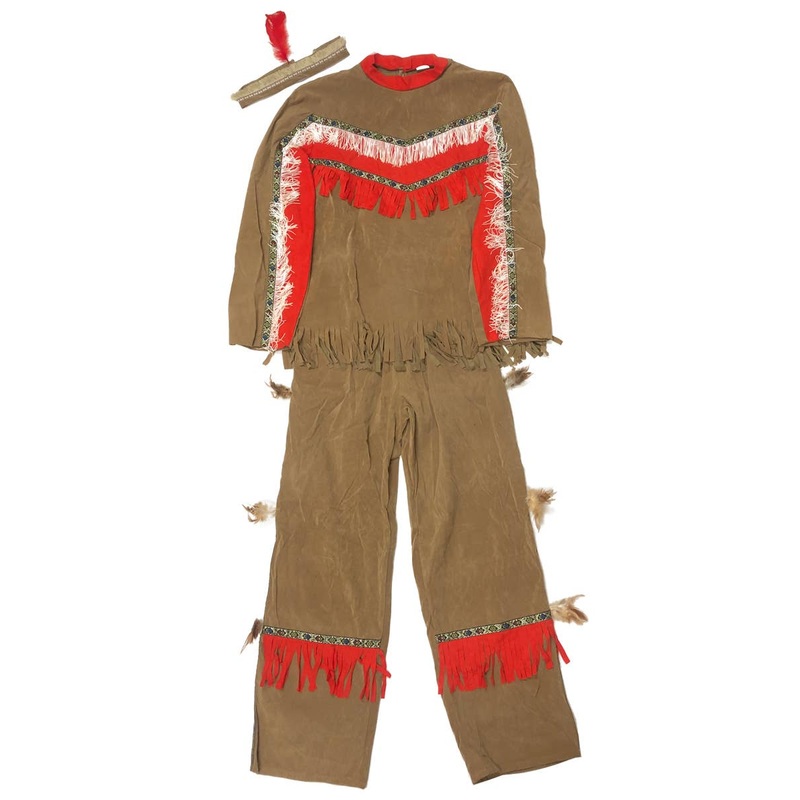 Deluxe Native American Indian Mens Costume - Size Medium
