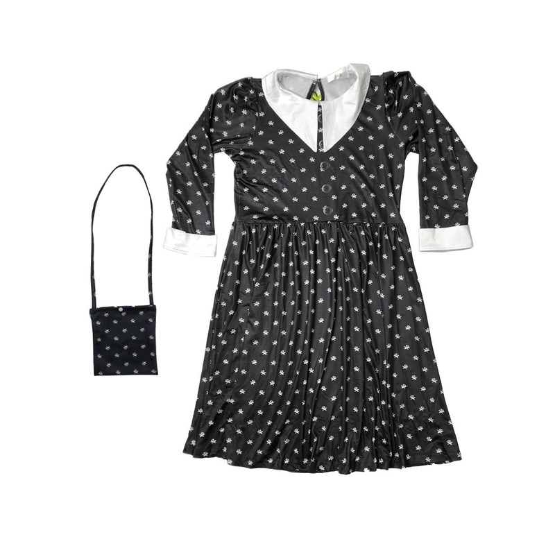 Deluxe Wednesday Addams Girls Costume - Size Teen