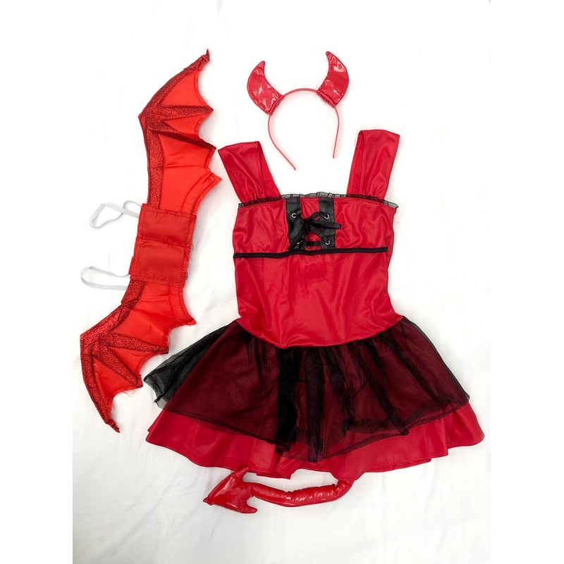 Devil Darling Girls Halloween Costume - Size Medium