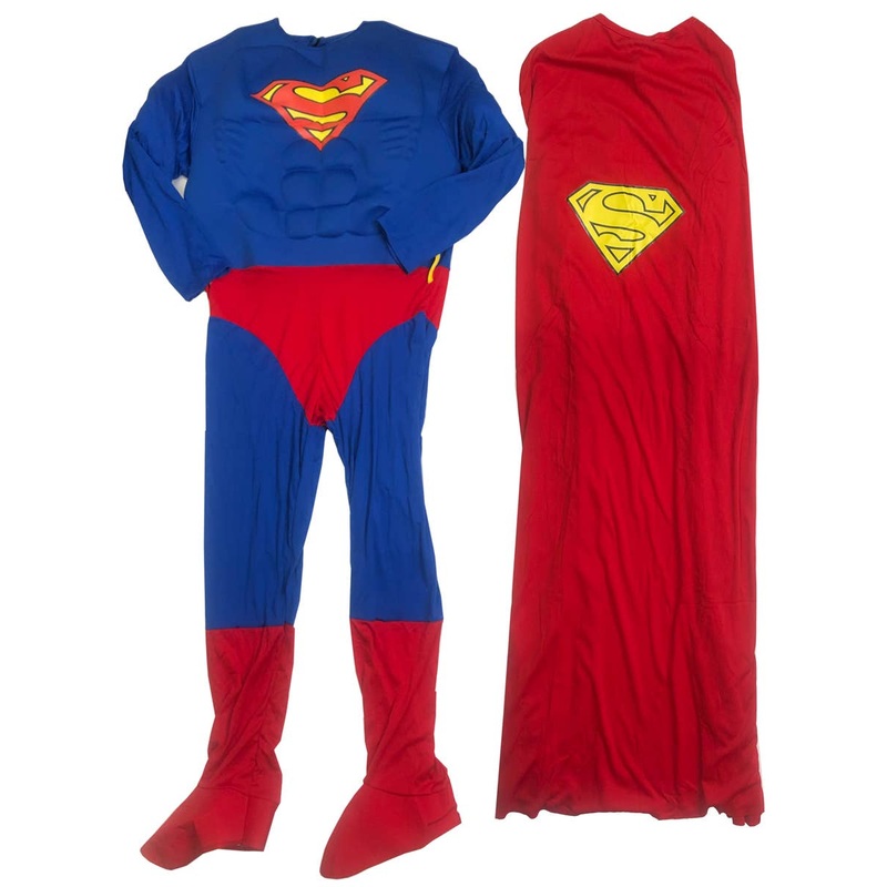 Muscle Chest Superman Mens Costume - Size Large