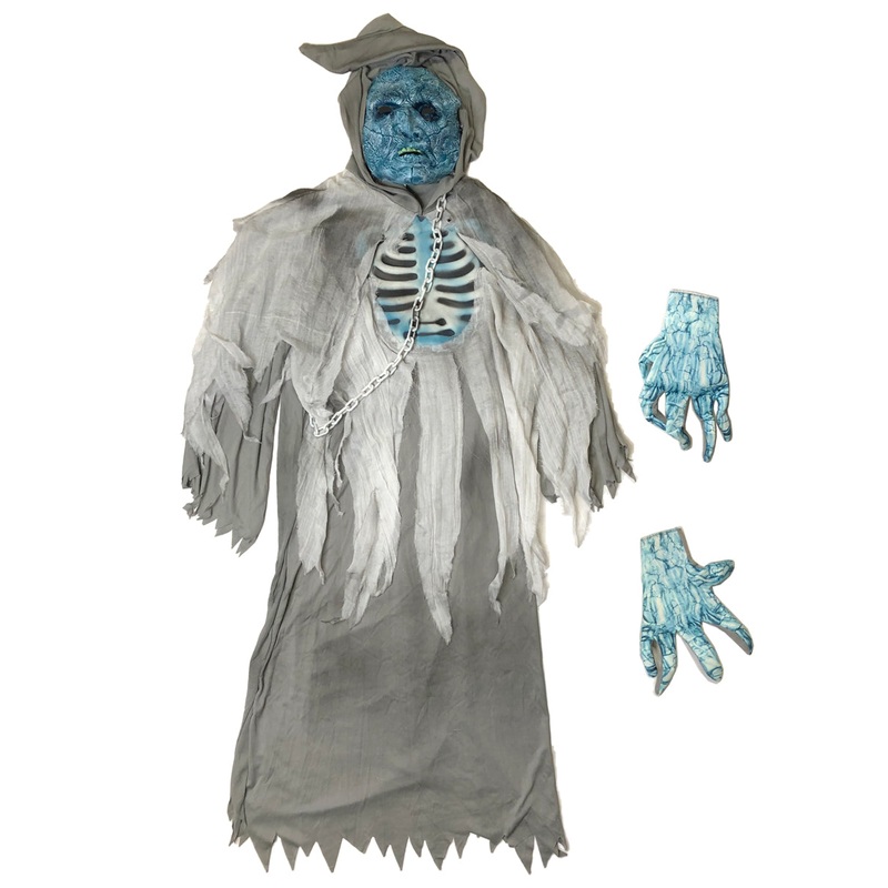 White Demon Boys Halloween Costume - Size Large