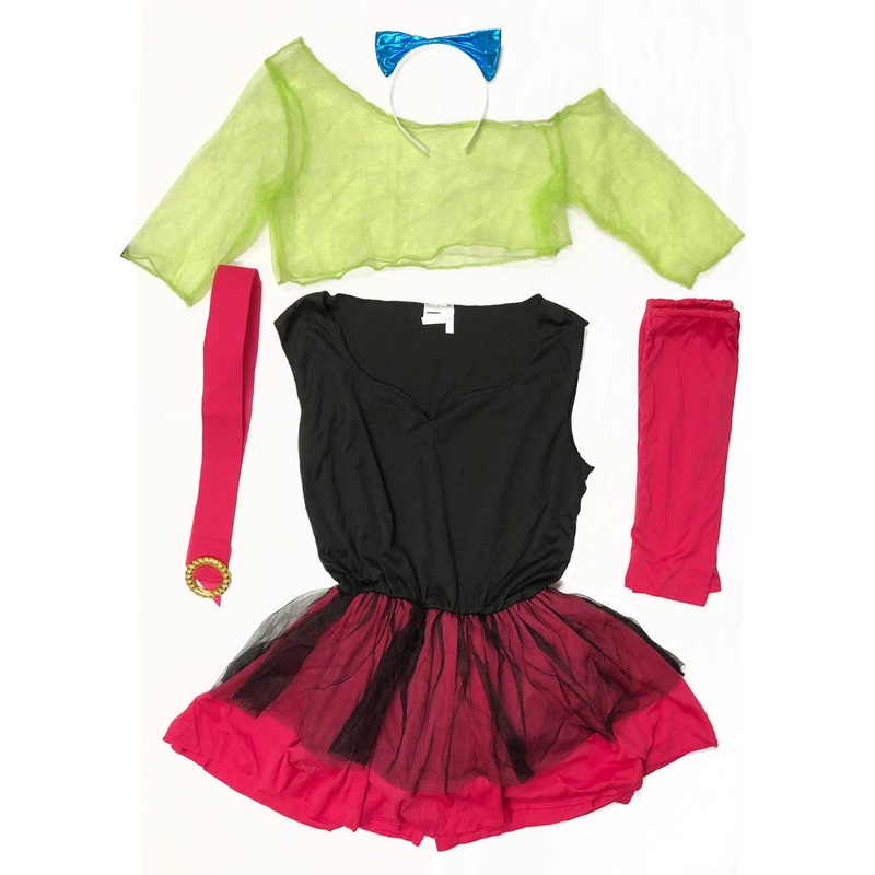 80s Neon Party Girl Womens Costume - Size Medium/Large