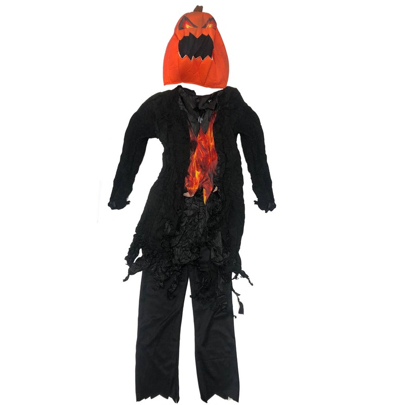 Mr Pumpkin Boys Halloween Costume - Size Large