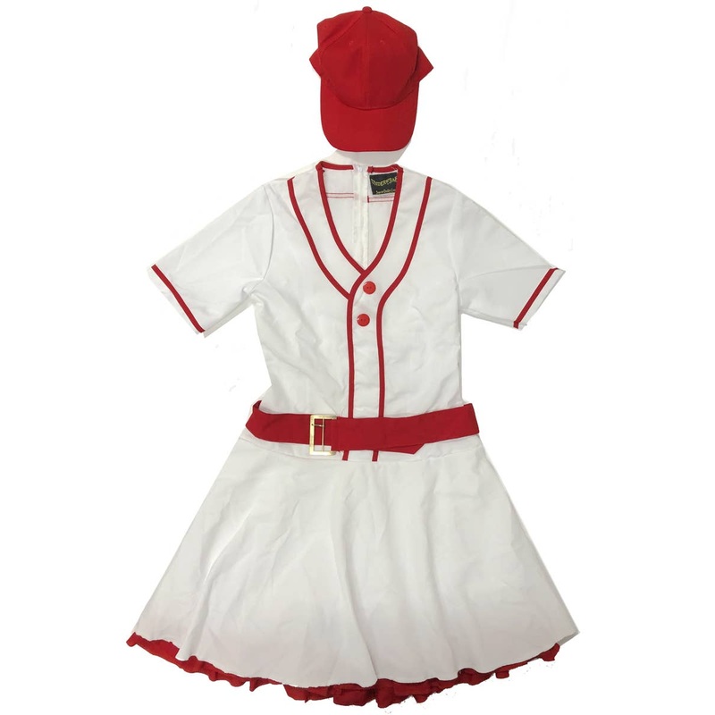 Womens Baseball Hottie Costume - Size Medium