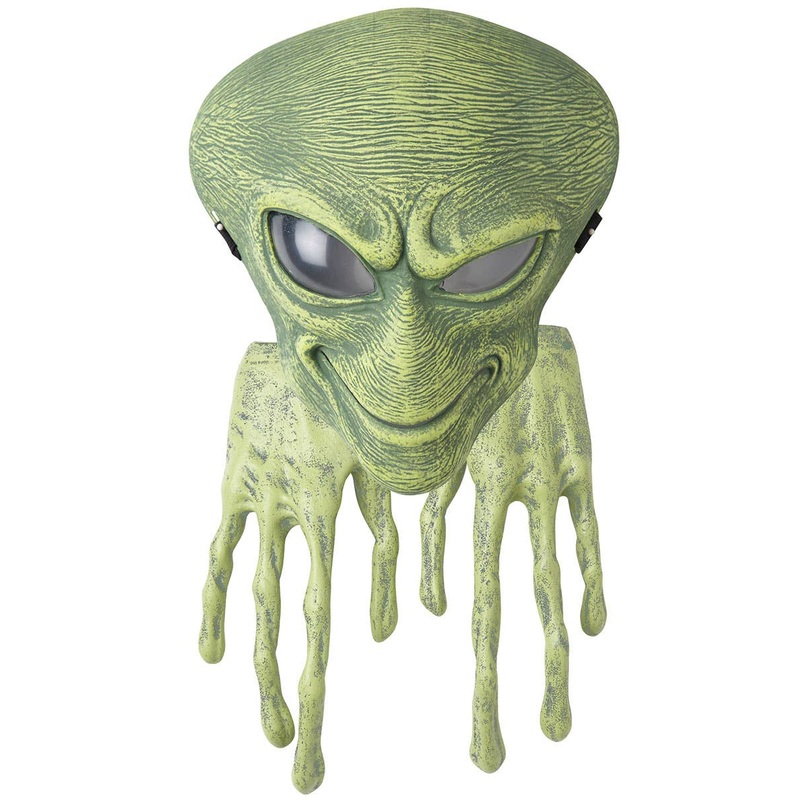 Alien Mask and Hands Halloween Costume Accessory Set