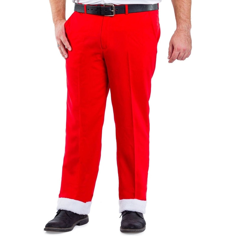 Furry Santa Big and Tall Suit Pants