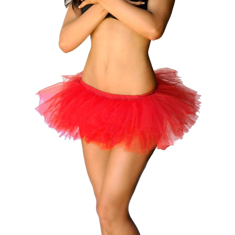 Adorable Fluffy Tutu Skirt in Red