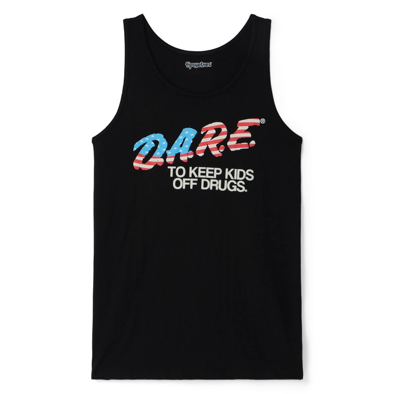Men's Declaration of DARE Tank Top (Black)