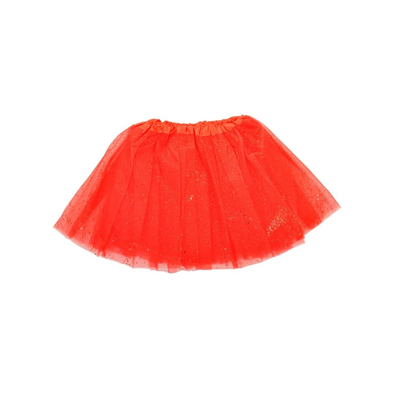 Sparkly Red Glitter Tulle 40cm Adults Costume Tutu
