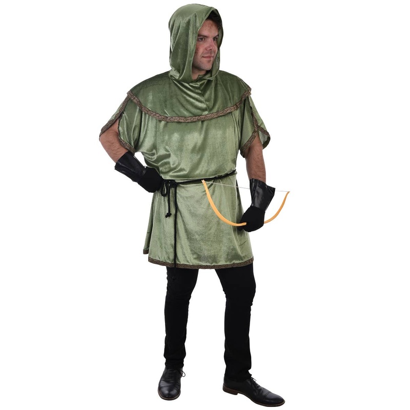 Woodland Archer Unisex Adults Robin Hood Costume
