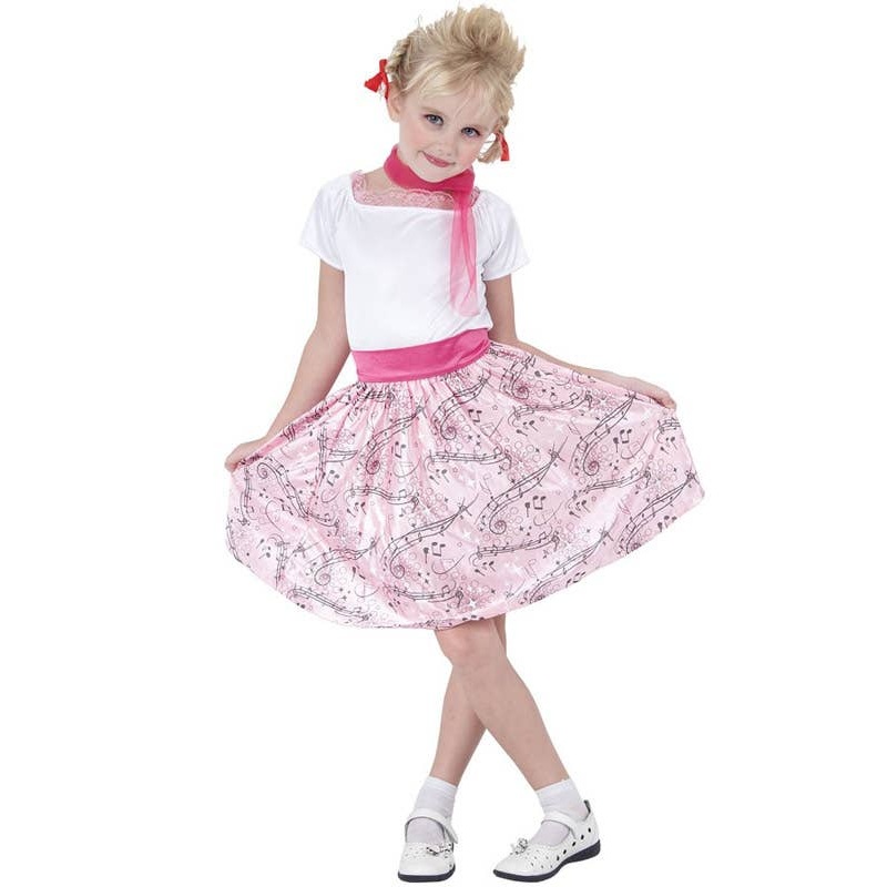 50s Hop Girls Rock 'n' Roll Costume