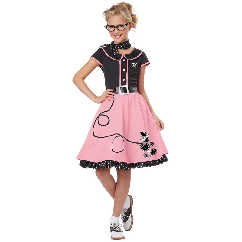 50s Sweetheart Girls Retro Fancy Dress Costume