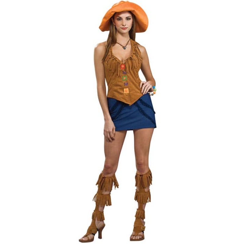 Woodstock Chick Womens 70s Hippie Costume
