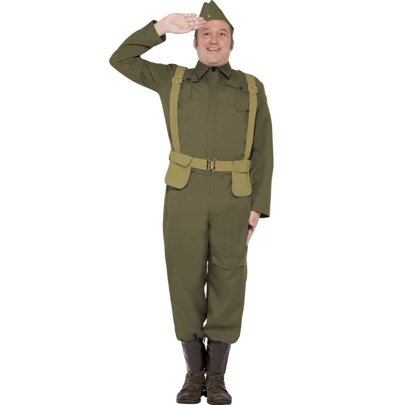 1940s Home Guard Private Mens Fancy Dress Costume