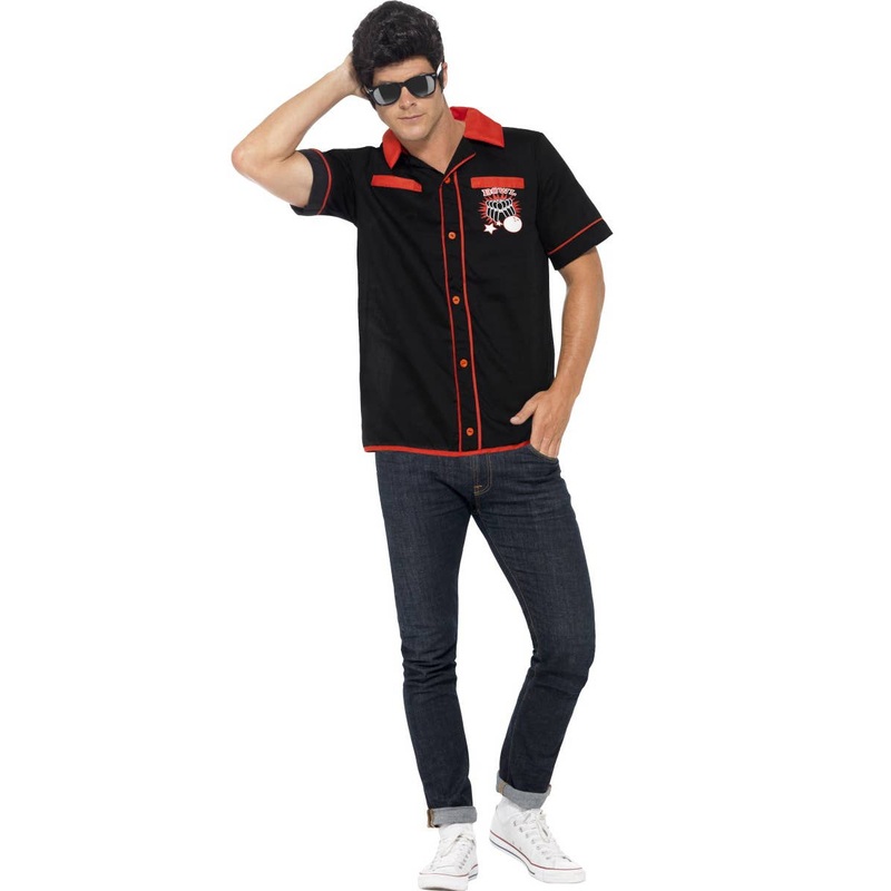 1950s Bowling Shirt Mens Costume