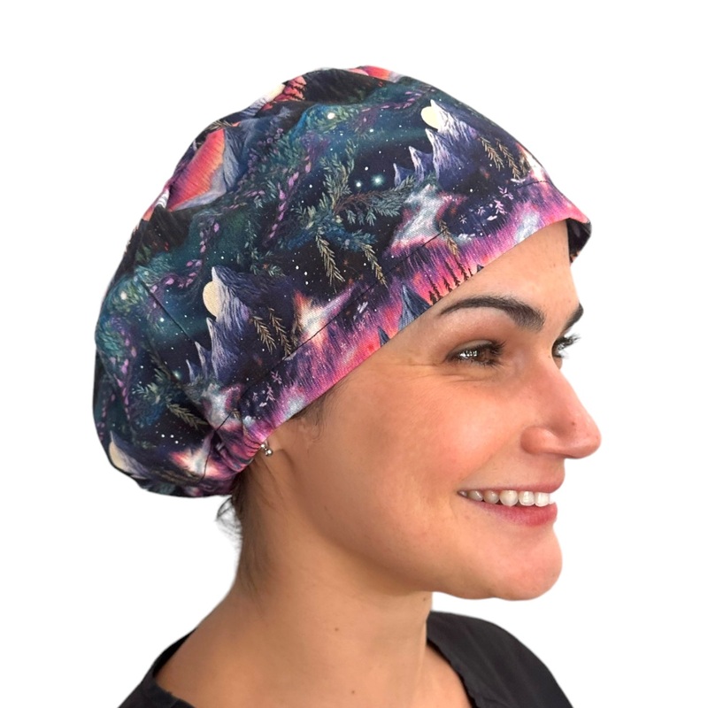 Mountain Whimsy- Euro|euro cap|with satin lining