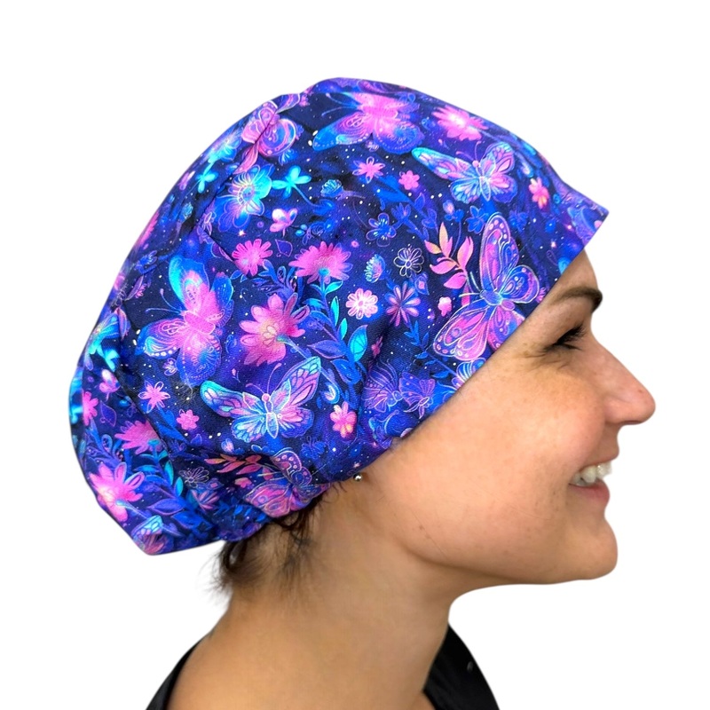 Enchanted Floral- Euro|euro cap|with satin lining