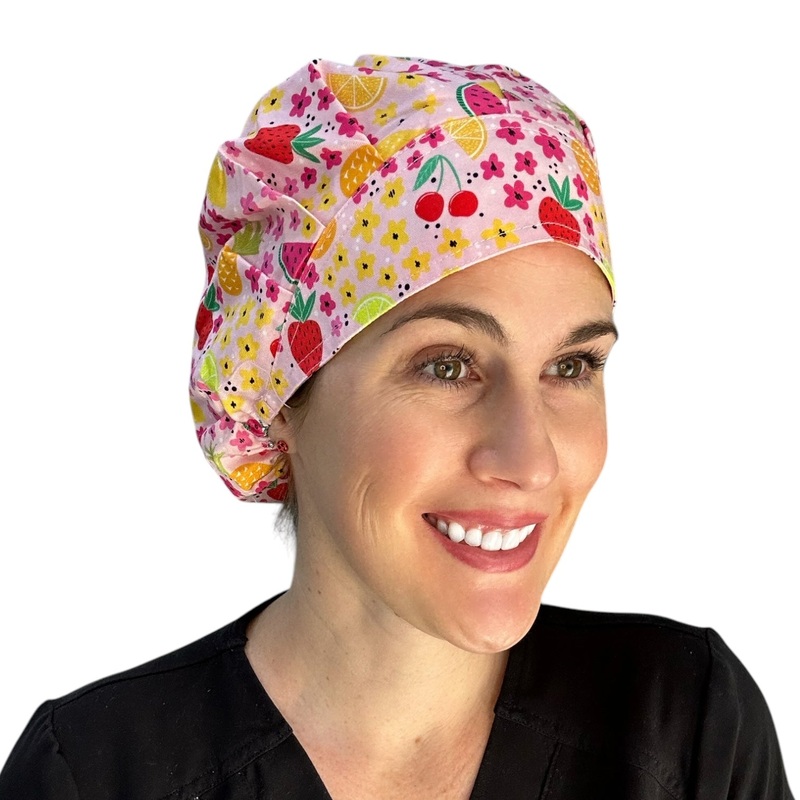 Fruit Punch- Bouffant|bouffant cap|with satin lining