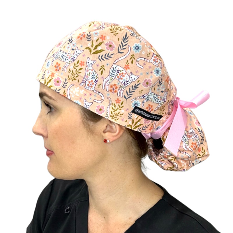 Oriental Cat- Ponytail|ponytail cap|with satin lining
