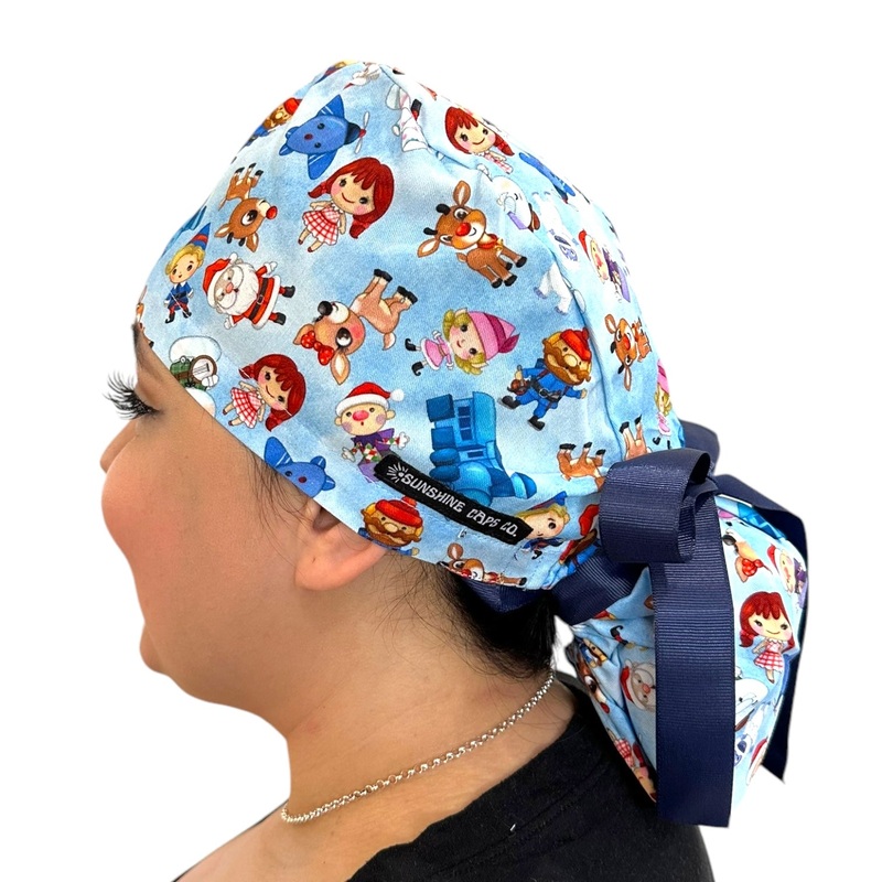 Reindeer & Toys- Ponytail|ponytail cap|with satin lining