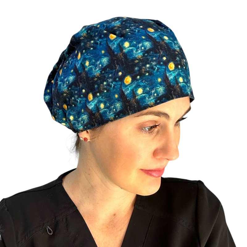 Starry Night- Euro|euro cap|with satin lining