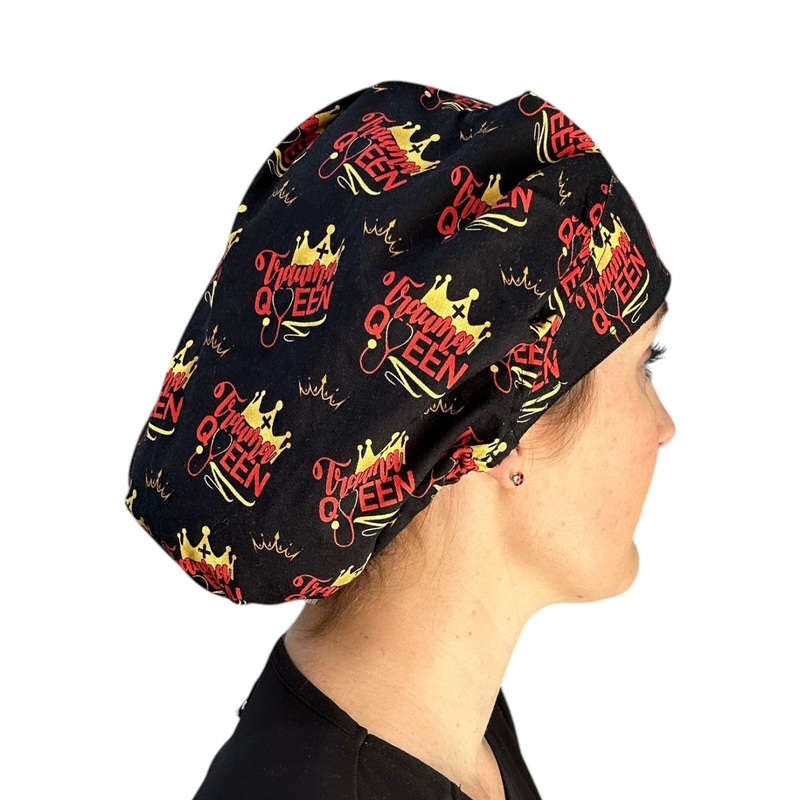 Trauma Queen- Bouffant|bouffant cap|with satin lining