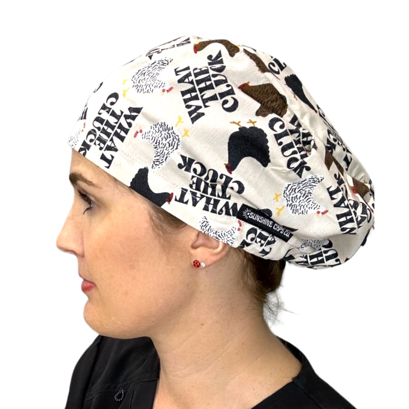 What the Cluck- Euro|euro cap|with satin lining