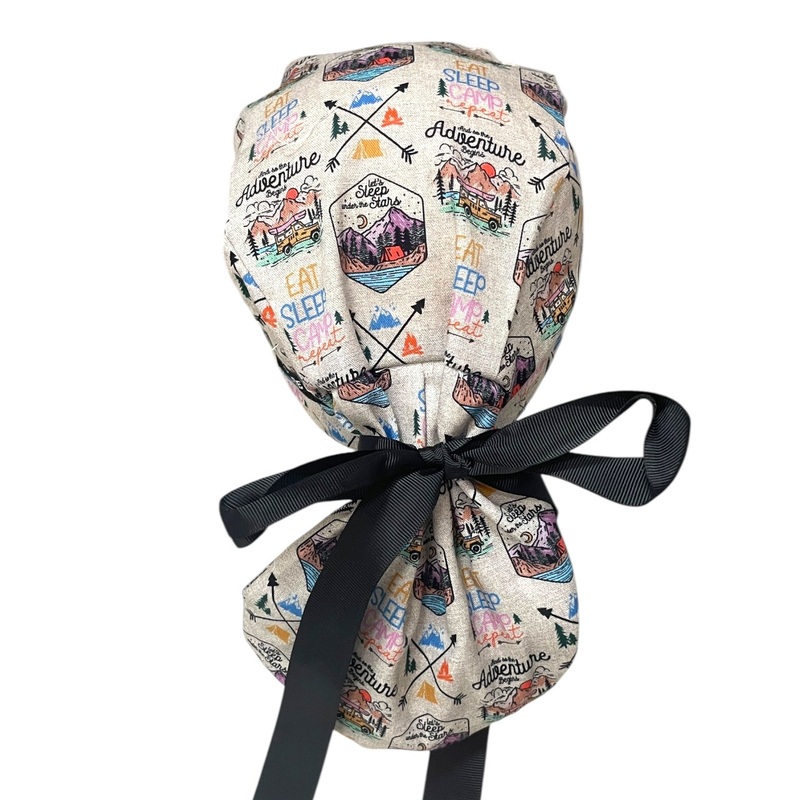 Adventure Awaits- Ponytail|ponytail cap|with satin lining